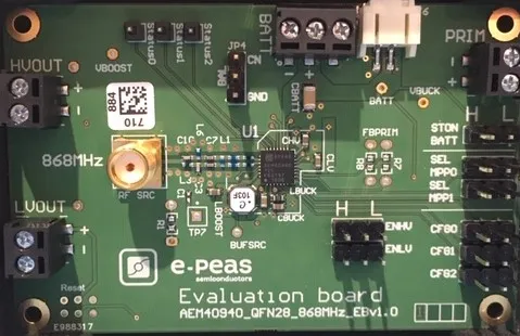 solsta-e-peas-aem40940-rf-energy-harvesting-eval-board image 1