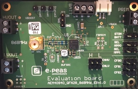 solsta-e-peas-aem40940-rf-energy-harvesting-eval-board image 1