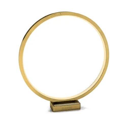 artiled-design-lamp-round-medium-messing-design-leuchte image 1