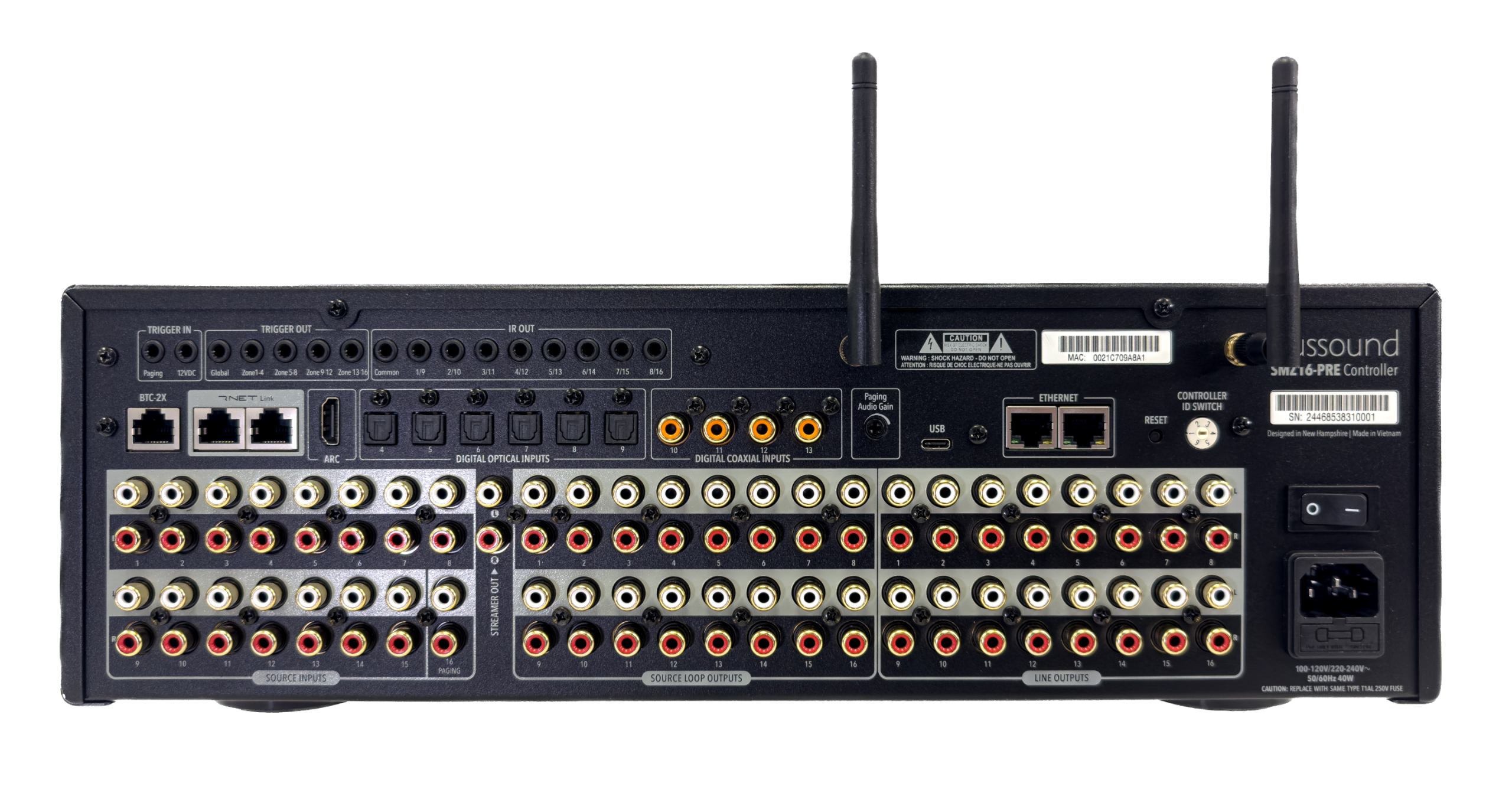 russound-smz16-pre-16x16-matrix-vorverst-rker-mit-streamer image 3