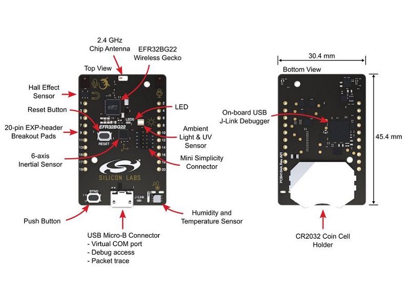 silicon-labs-sltb010a-thunderboard-bg22-bluetooth-5-2-iot-kit image 2