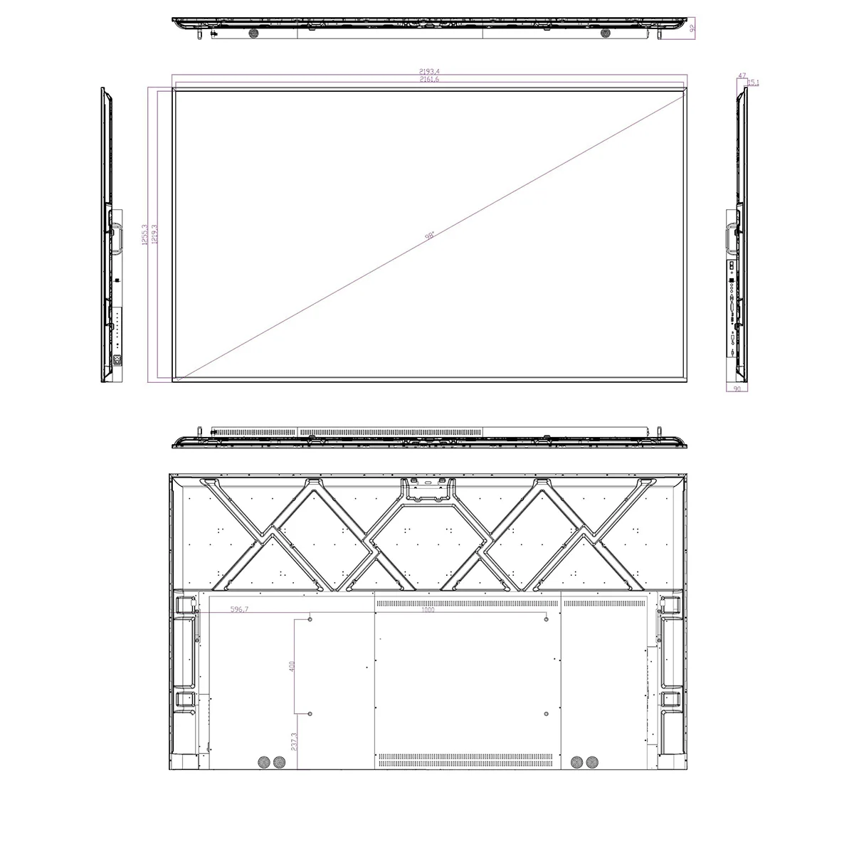 swedx-98-zoll-4k-digital-screen-werbedisplay image 3