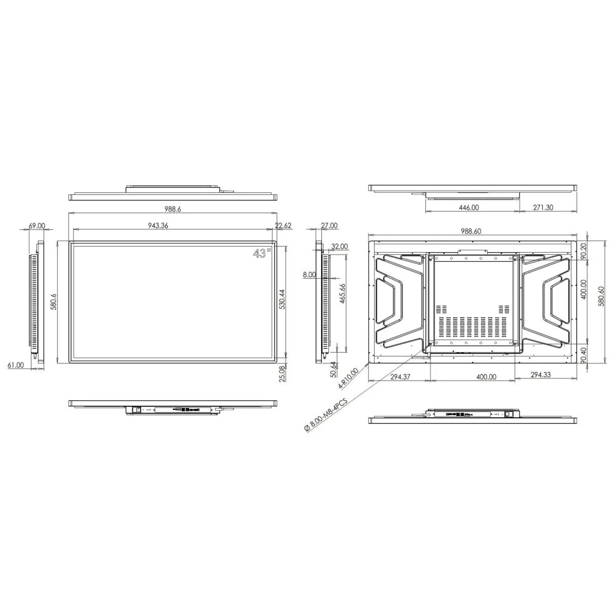 swedx-43-zoll-4k-digital-touch-screen-interaktives-touch-display image 3